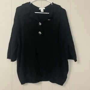 Elegant Black Women's Sweater